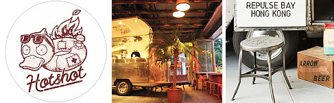 Vintage Bar & Food Restaurant Trailer